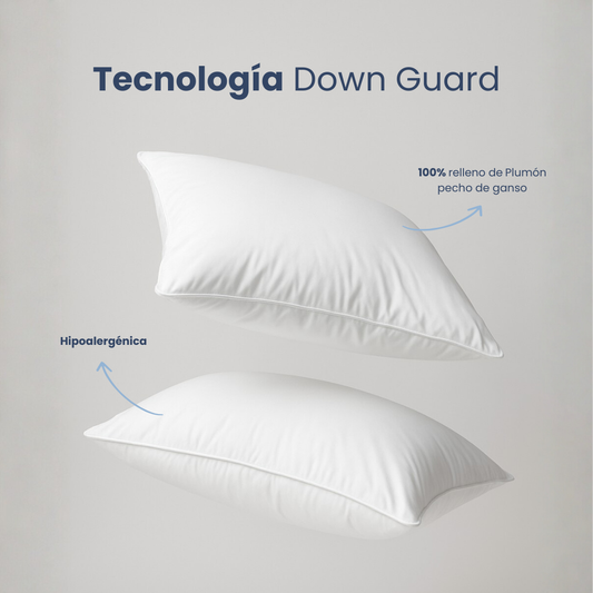 Nimbus – Almohada 100% Plumón de Pecho de Ganso